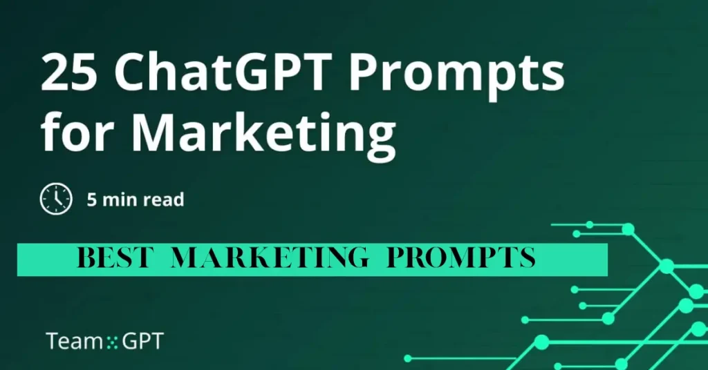 best marketing prompts