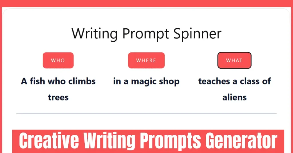 creative writing prompts generator